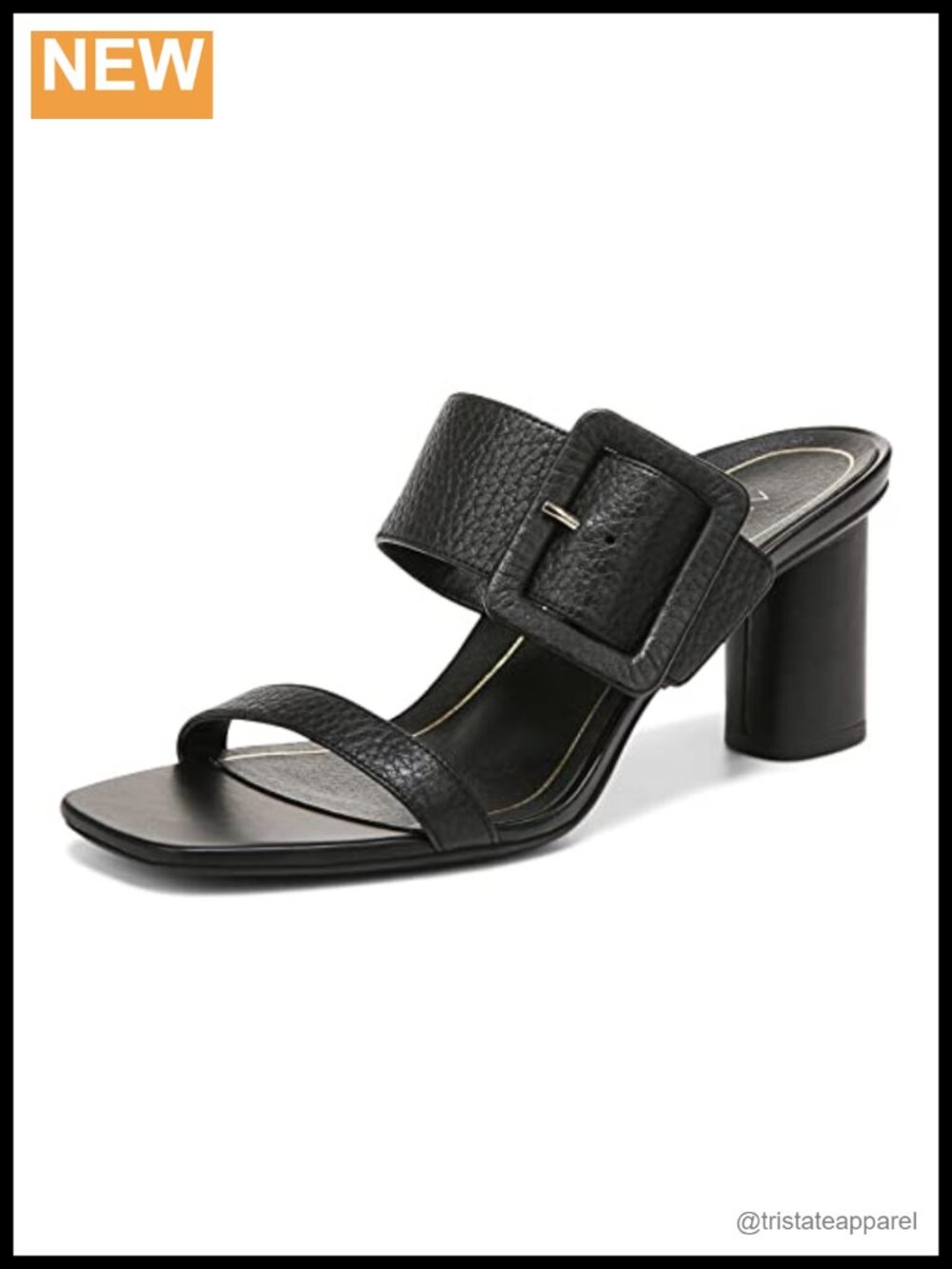 Suede Leather Heeled Sandal Adjustable Strap Arch Support Orthotic Insole